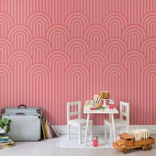 Stripe wallpaper with a twist