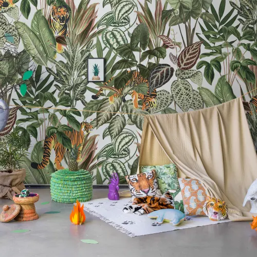 Big cats in foliage