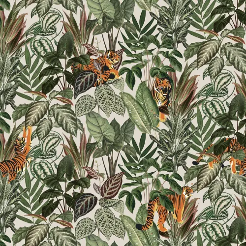 Big cats in foliage