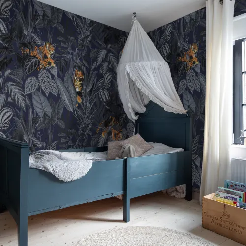 Jungle slaapkamer behang