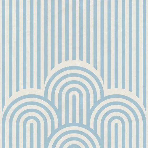 Striped wallpaper with a twist