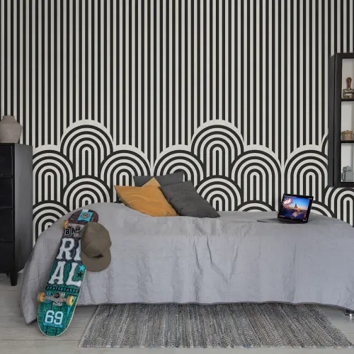 Black and white wallpaper