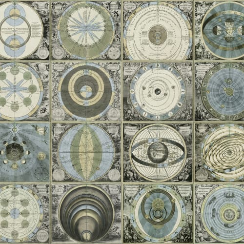 Historische Astronomie-Zeichnungen