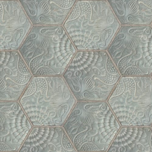 Hexagon Tiles Jade