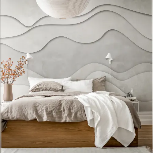 3D Wave, White
