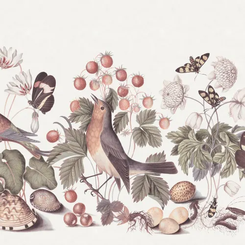 Beeren und Vögelchen