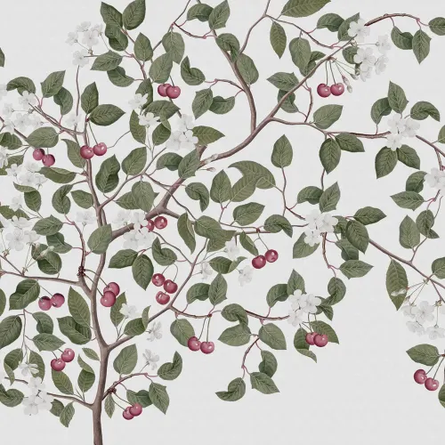 Ripe Berries and Cute Flowers