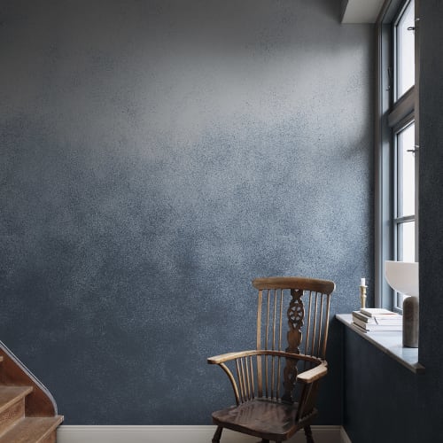 Design cendré bleu pétrole