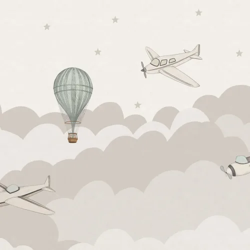 Séjour dans le ciel pastel