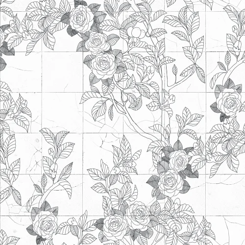 Rose Tiles, Graphite