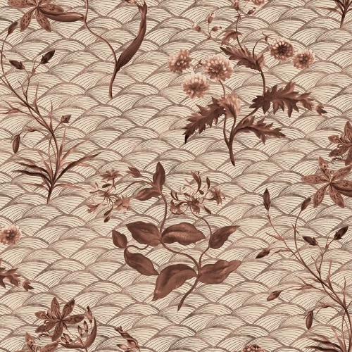 Floral Ripple Rust