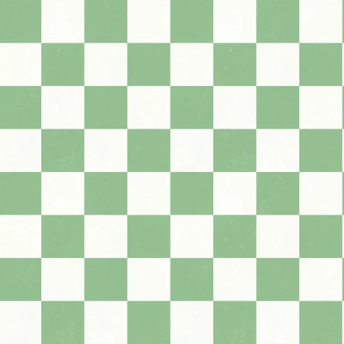 Grønt ternet fototapet