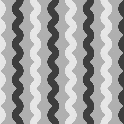 Black and white wobbly wallpaper design
