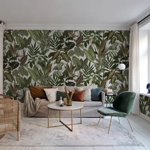 Mischievous Jungle, White