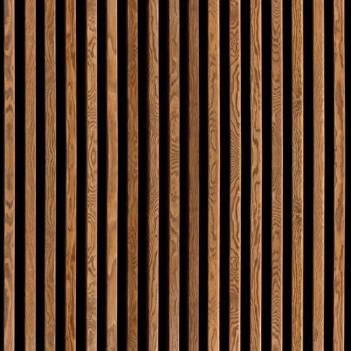 Panneaux muraux verticaux en bois