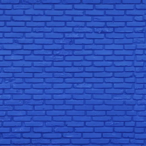 Brick Wall in Cobalt