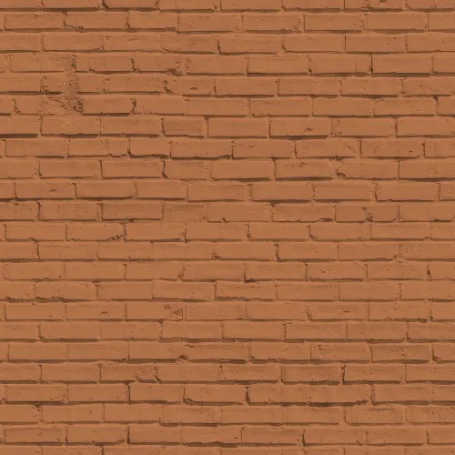 Mur de briques en terre cuite