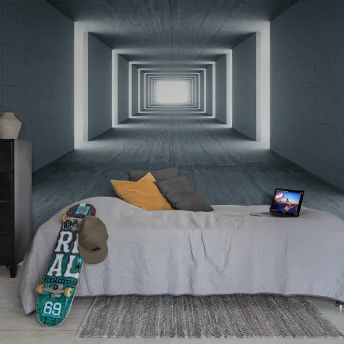 Fascinerende tunnel med 3D-effekt