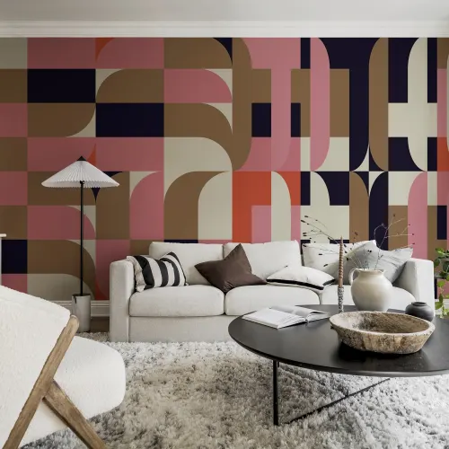 Élégance ludique avec les mosaïques pastel