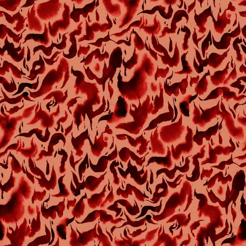 Flux rouge vif