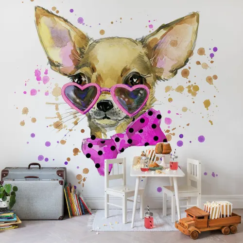 Une touche de chic canin