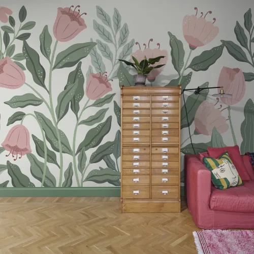 Le bonheur des fleurs roses