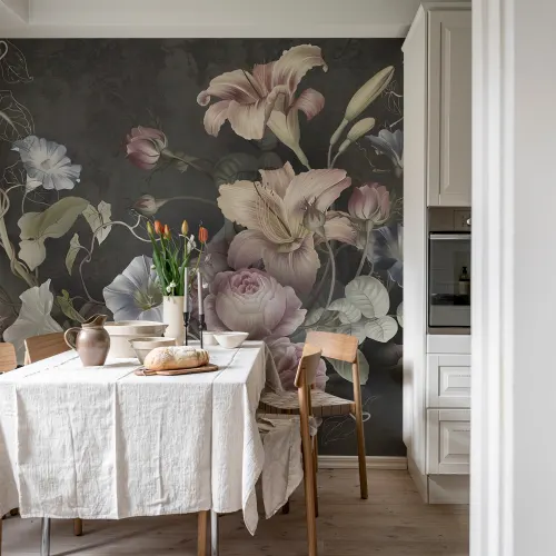 Blommigt drama på betong