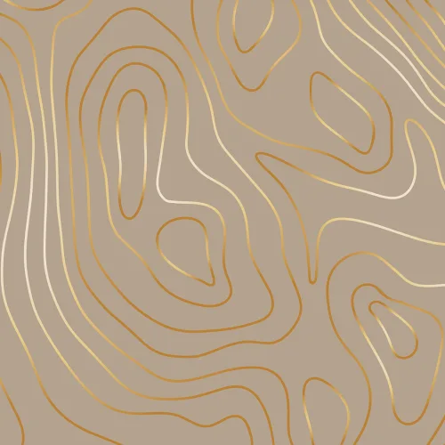 Elegância geográfica dourada