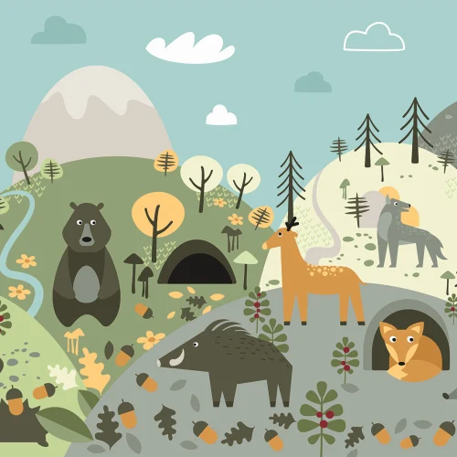 Wild Animals in Nature