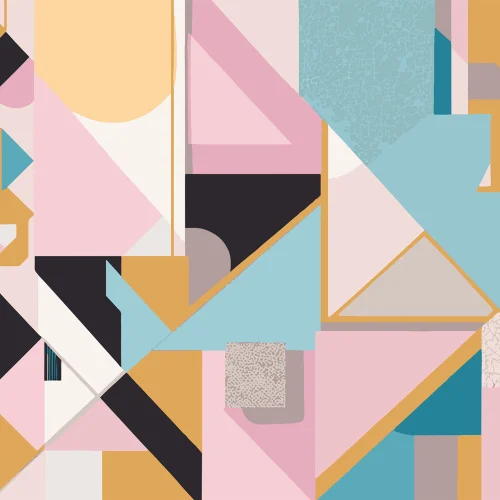 Un collage de créativité colorée