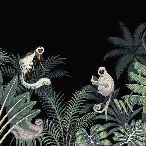 Breloque vintage tropicale