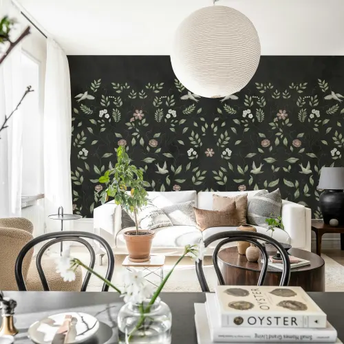 Dramatische bloemen elegantie