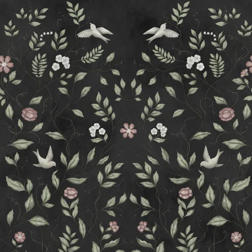 Dramatische bloemen elegantie