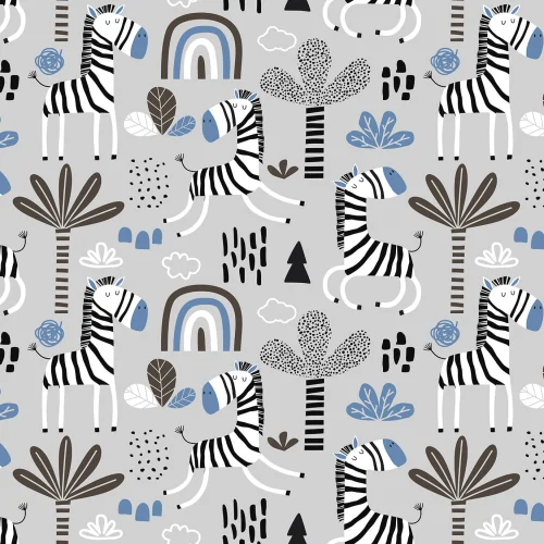 Zebra Jubilee Blue