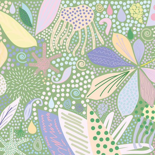 Verdant Bloom Sketch