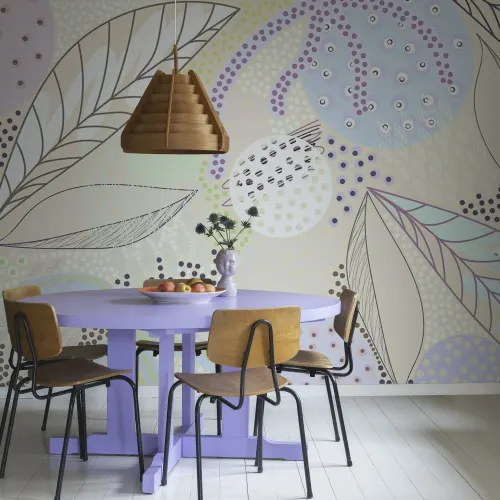 Élégance de la feuille de lilas