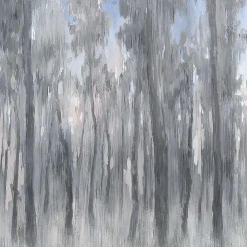 Gray Morning Forest