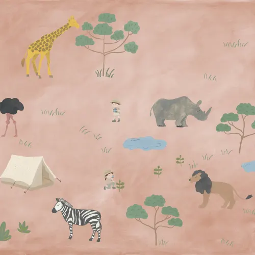 Pink Sunset Safari