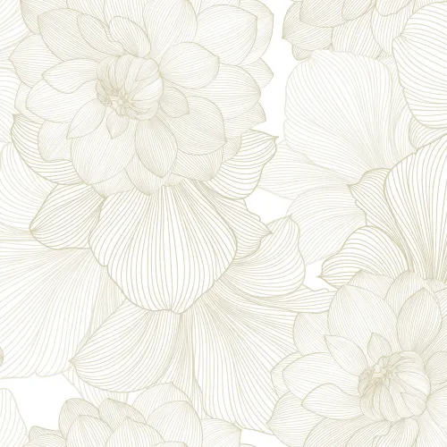 Eleganti fiori beige