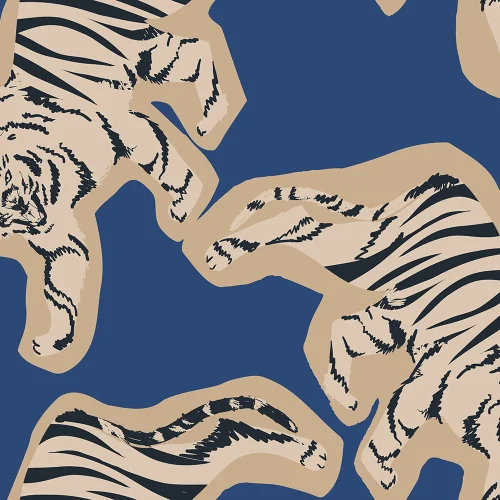 Tigres bleus audacieux