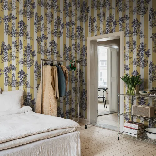 Mustard Toile Chic