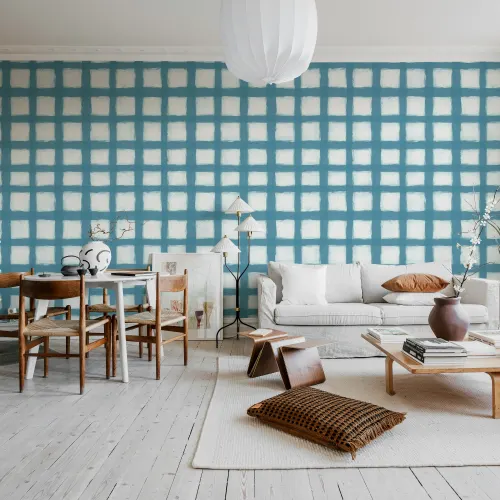 Cool Blue Squares