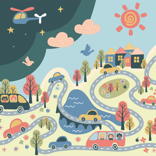 Vibrant Town Adventure