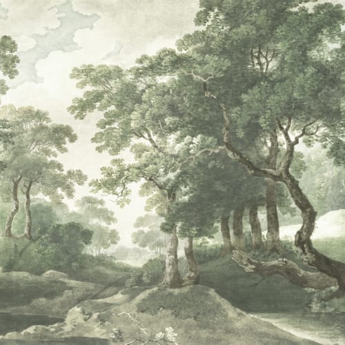 Eine frische Waldflucht