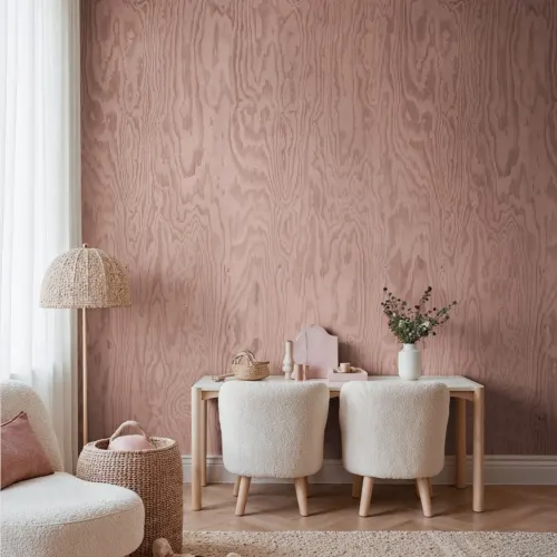 Pink Woodgrain Elegance
