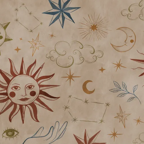 Celestial Whimsy: Astrology Wallpaper