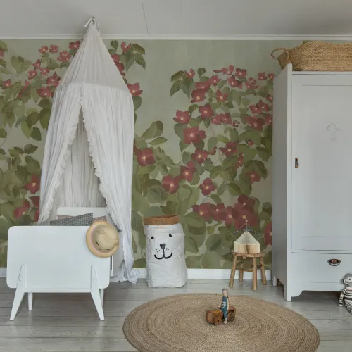 Inviting Blooms in Red