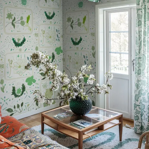 Rebel Walls x John-John Embraces Nature with Reverie Green