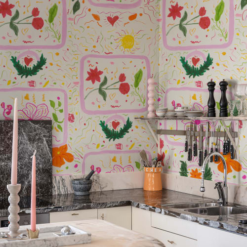 Rebel Walls x John-John: Romantic Reverie in Pink