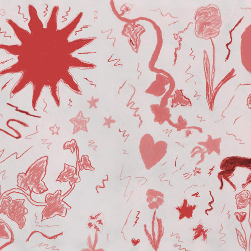Rebel Walls x John-John: Chroma Unleashed in Red